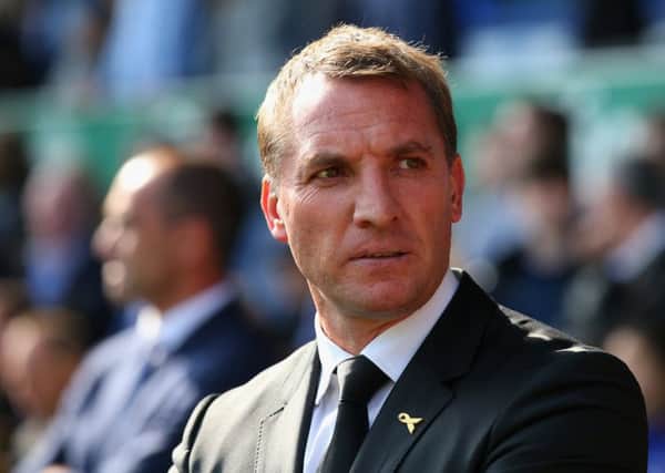 Brendan Rodgers described the spitting incident as a disgrace. Picture: Getty Images