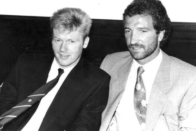 Graeme Souness bold capture of Mo Johnston in 1989 brought to an end Rangers sectarian signing policy. The striker was the first high-profile Catholic to sign for the club since before the First World War. Picture: TSPL