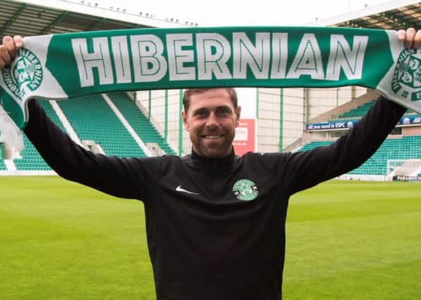 New Hibs signing Grant Holt. Picture: Contributed