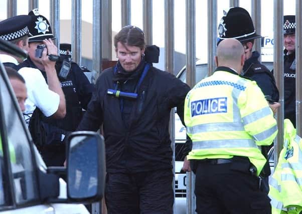 Notorious officer Mark Kennedy spied on activists in Scotland. Picture: Dan Philips