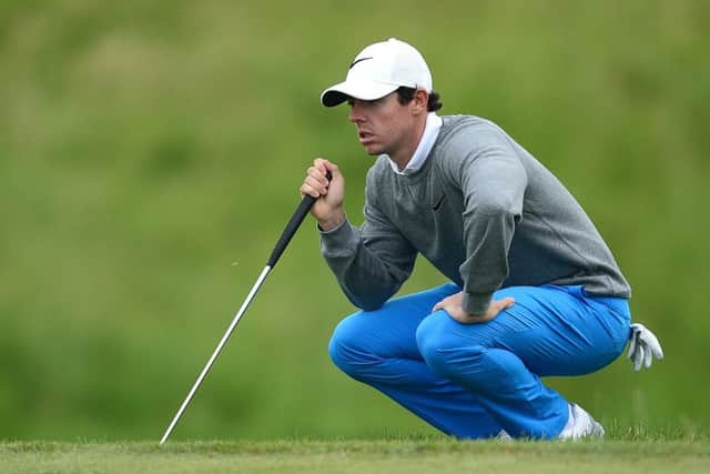Rory McIlroy had to settle for a level-par 71 in the French Open in Paris after finding water twice. Picture: Richard Martin-Roberts/Getty