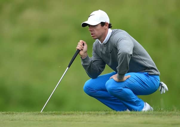 Rory McIlroy had to settle for a level-par 71 in the French Open in Paris after finding water twice. Picture: Richard Martin-Roberts/Getty