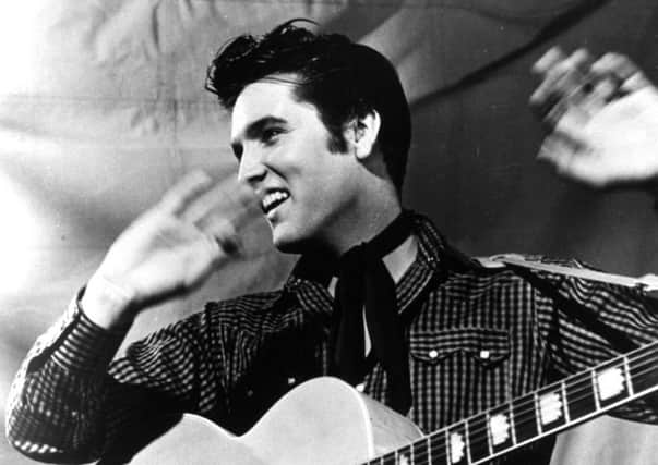 The King   Elvis Presley  recorded Hound Dog and Dont Be Cruel on this day in 1956. PIcture: AP