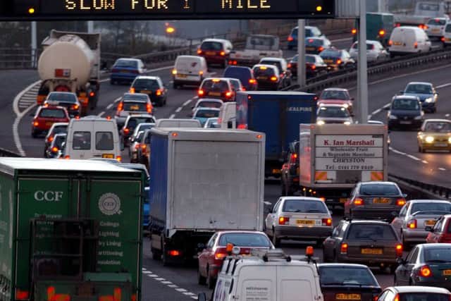 Insolvency risk in the transport and haulage sector has fallen. Picture: Stephen Mansfield