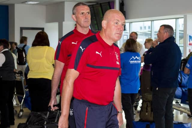 Rangers manager Mark Warburton has imposed an alcohol ban. Picture: SNS Group