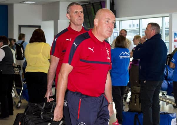 Rangers manager Mark Warburton has imposed an alcohol ban. Picture: SNS Group