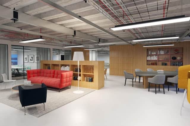 An artist's impression of the Spaces co-working site in Glasgow. Picture: Contributed