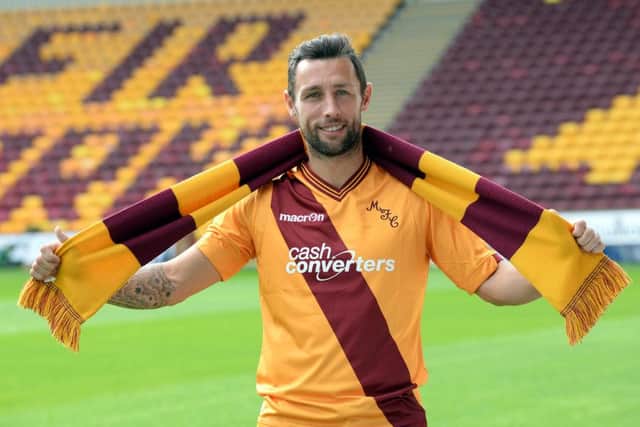 McDonald has signed a new deal with Motherwell. Picture: Alan Watson