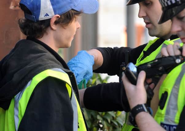 Police are continuing to use stop and search methods on children and young people. Picture: Lisa Ferguson