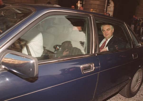 Norman Lamont leaves the Treasury on 16 September, 1992. Picture: Neil Munns/PA