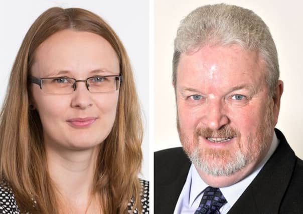 Dave Anderson, right, has been named new shadow Scottish secretary. Picture: PA