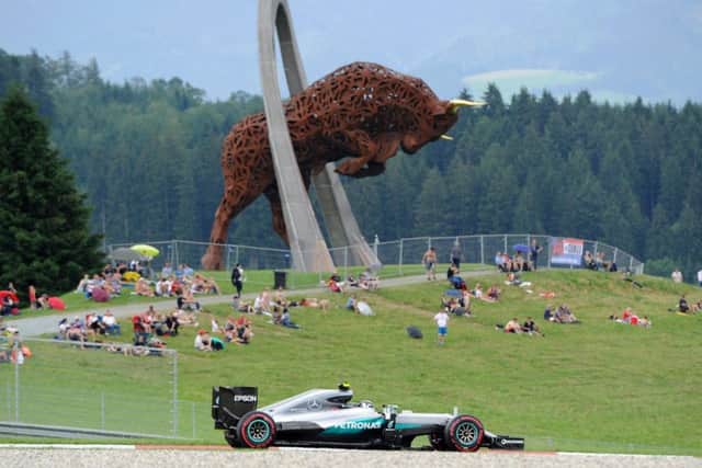 Nico Rosberg  was second fastest at Spielbergs Red Bull Ring but will start seventh after a penalty. Picture: Getty Images