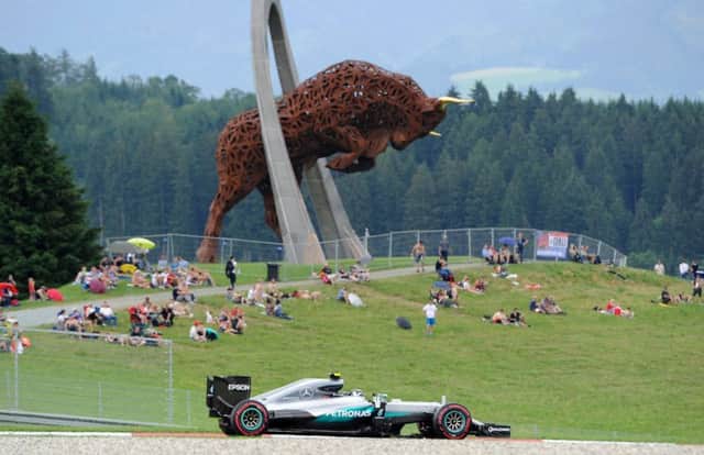 Nico Rosberg  was second fastest at Spielbergs Red Bull Ring but will start seventh after a penalty. Picture: Getty Images