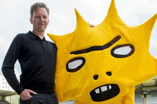 David Shrigley unveils his newly designed mascot Kingsley