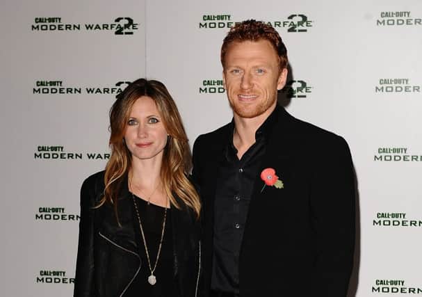 Kevin McKidd with wife Jane. Picture: PA