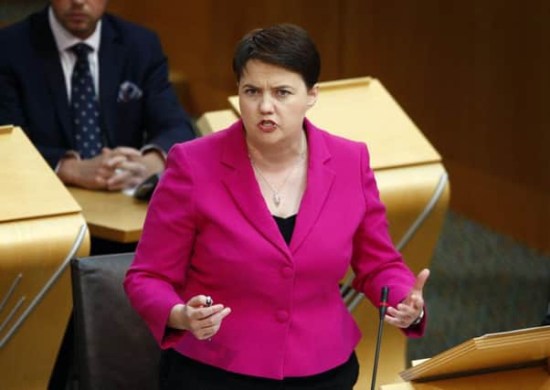 Ms Davidson was asked about the prospect of a second referendum on the BBCs Sunday Politics Scotland programme. 
Picture: PA