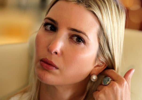 Ivanka's 70-year-old billionaire father has consistently polled badly with women in the US in the recent months of the election campaign, which comes to a head in Novembers election. Picture: PA