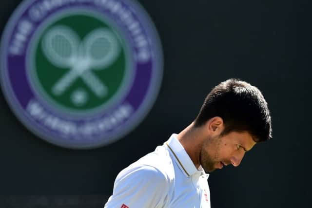 Defending champion Novak Djokovic bows out of Wimbledon in the third round after his surprise defeat. Picture: AFP/Getty Images