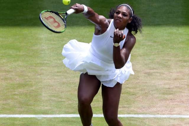 Serena Williams was in devastating form in her third round victory over Germanys Annika Beck. Picture: PA