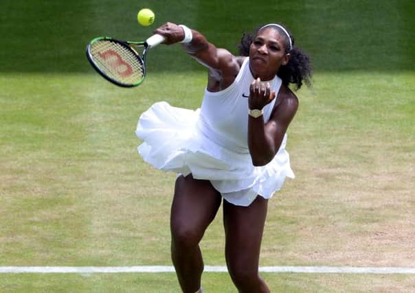 Serena Williams was in devastating form in her third round victory over Germanys Annika Beck. Picture: PA