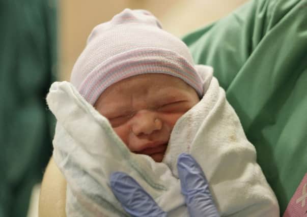 Newborn baby 
Picture: AP Photo/Alex Brandon