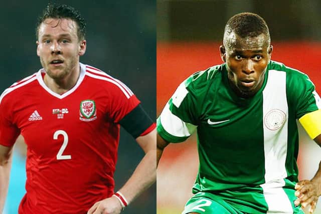 Chris Gunter, left, and Musa Muhammed have been linked with Celtic. Pictures: Getty Images