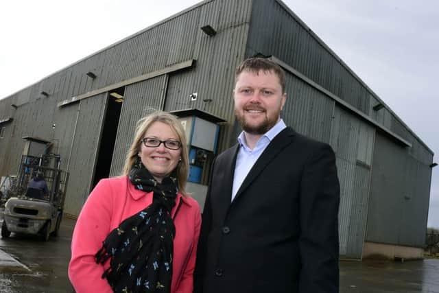 DBS managing director Bruce Davidson with commercial director Nicola Harris. Picture: Duncan Brown