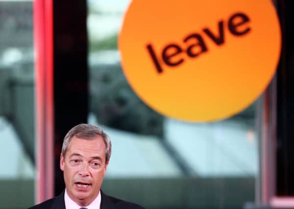 Nigel Farage campaigned on the side of Vote Leave - but says he can't achieve anything more in politics. Picture: Getty Images