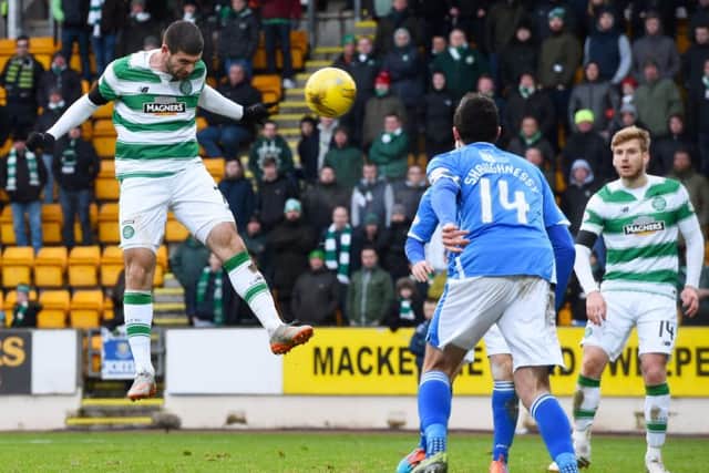 The offence occurred prior to Celtic's December meeting with St Johnstone. Picture: SNS