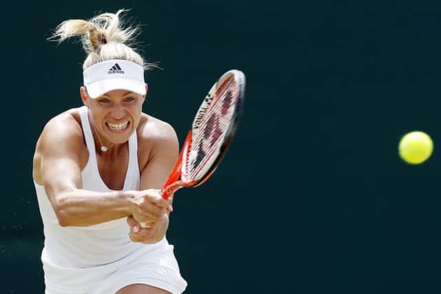 Angelique Kerber, winner of the Australian Open in January, took a big step towards the Wimbledon title. Picture: AP