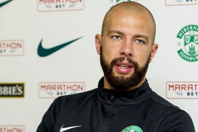 Jordon Forster has signed a new deal with Hibs. Picture: SNS Group
