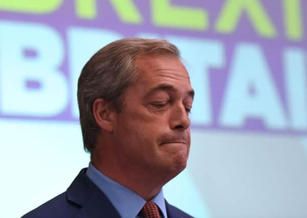Nigel Farage has decided to stand down as leader of Ukip. Picture: AFP/Getty