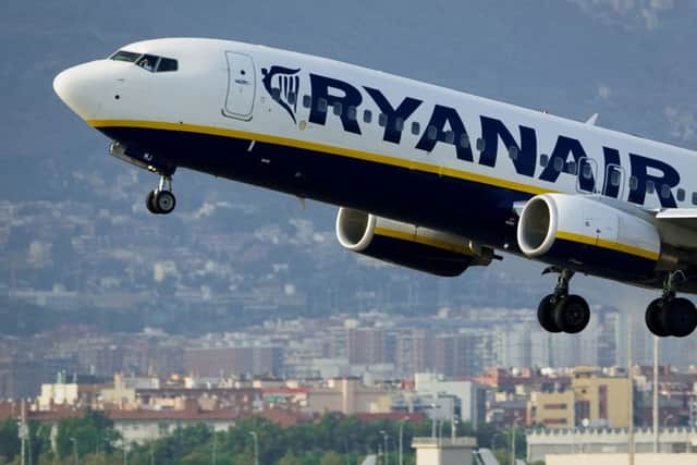 Ryanair: 11% growth. Picture: AFP/Getty Images