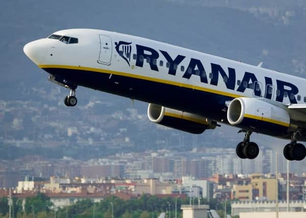 Ryanair: 11% growth. Picture: AFP/Getty Images