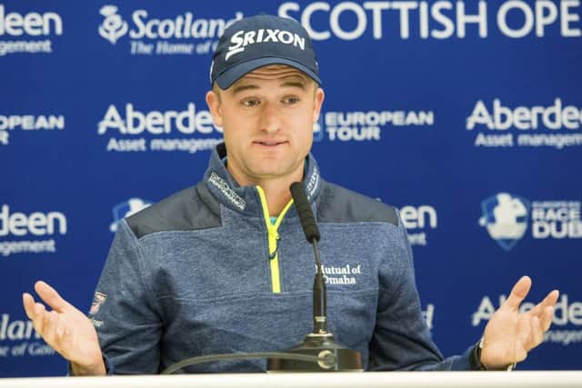 Russell Knox is back on home turf at Castle Stuart, but the Invernesian revealed that he would not be competing if he hadnt gone to college in the US to improve his game. Picture: SNS