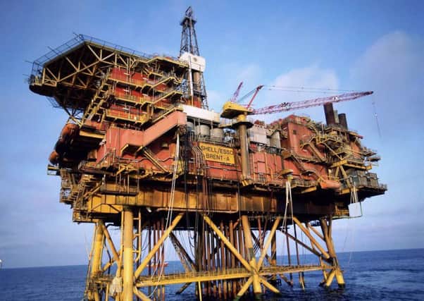 Brent Alpha oil rig in the North Sea. Picture: SWNS