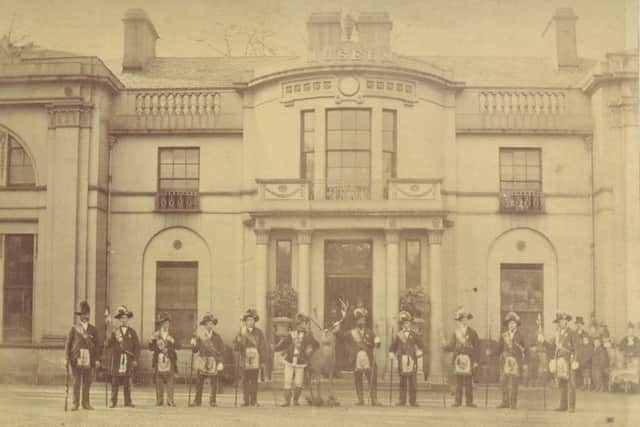 The front of Kelvingrove House. The building stood on the site of the present day skatepark in Kelvingrove Park. Picture: Glasgow Life