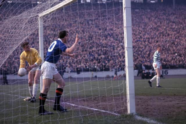 Ralph Brand scored twice in 
Rangers 3-0 win over Celtic in the Scottish Cup final replay in 1963. Picture: SNS
