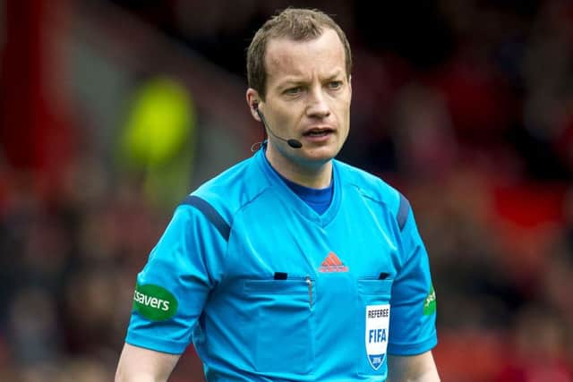 Referee Willie Collum performed well at Euro 2016. Picture: Craig Foy/SNS