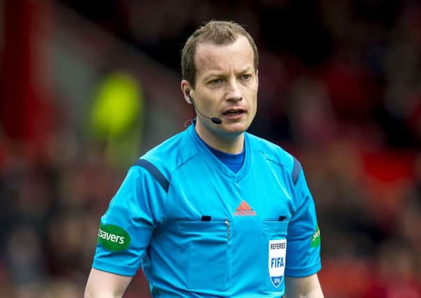 Referee Willie Collum performed well at Euro 2016. Picture: Craig Foy/SNS