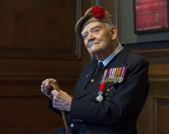 Dr Thomas J Renouf MBE MM. Picture: Ian Rutherford
