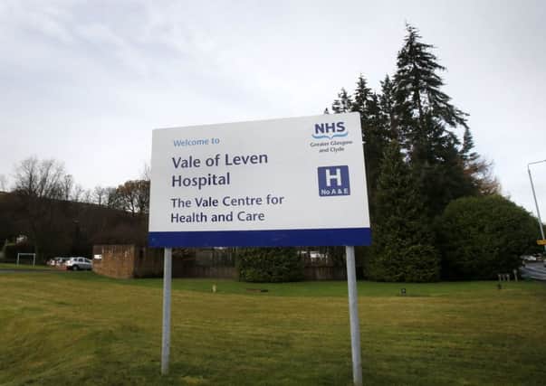 Vale of Leven Hospital in West Dunbartonshire. Picture: PA
