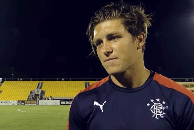 Josh Windass scored as Rangers defeated Charleston Battery 2-1. Picture: Contributed