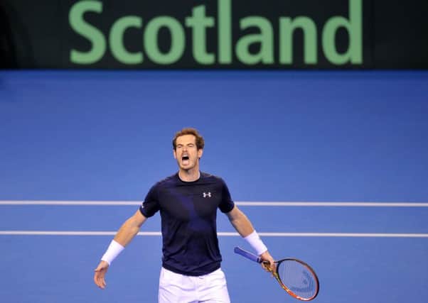 Andy Murray is considered more Scottish than British south of the border, according to research. Picture: Jane Barlow