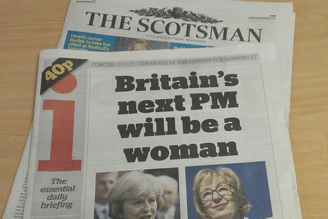 Johnston Press said the EU referendum had helped boost sales. Picture: TSPL