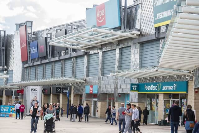 Shoppers at Glasgow Fort. Picture: John Devlin