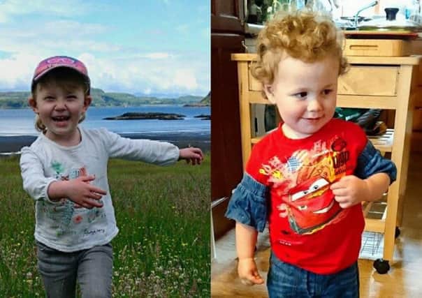 Leia McCorrisken, aged three, and Seth McCorrisken, aged two, were both killed in the accident.