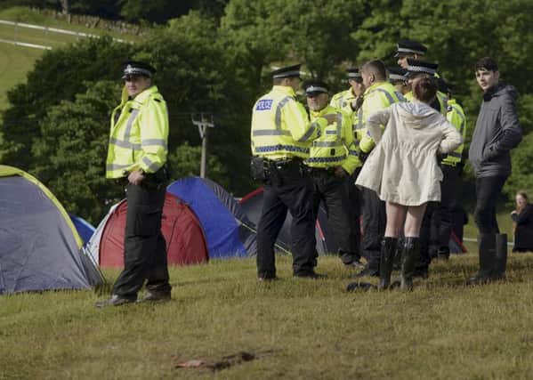 Police are investigating the deaths of a man and a woman at T in the Park.
Picture: SWNS