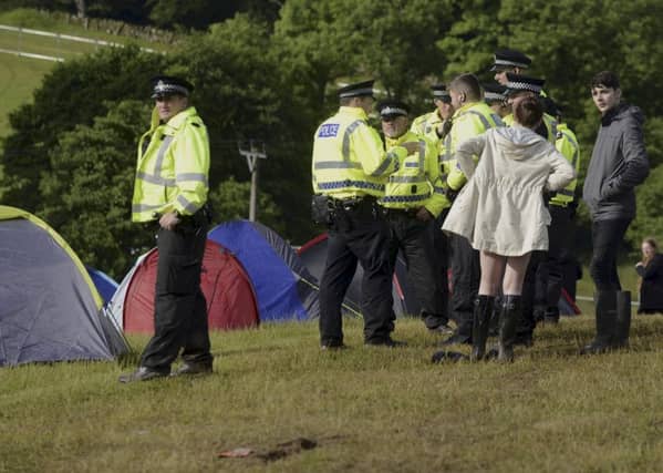 Police are investigating the deaths of a man and a woman at T in the Park.
Picture: SWNS