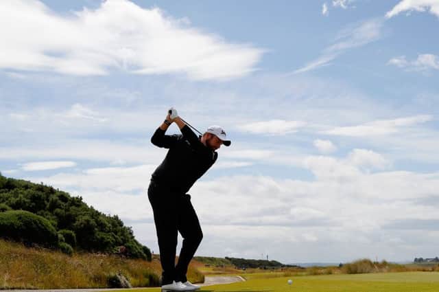 Shane Lowry on the tee at Castle Stuart. Picture: Kevin C Cox/Getty Images